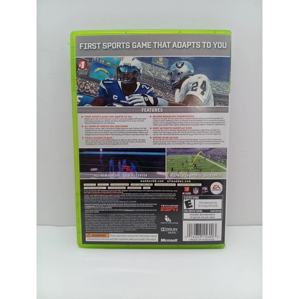 Madden NFL 2009 - Microsoft Xbox 360